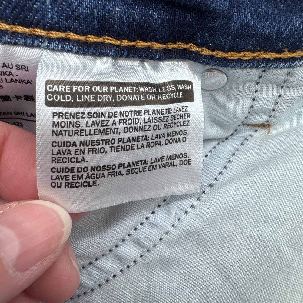 Levi’s Wedgie Straight‎ Leg Blue Jeans, Size 20W - Picture 8 of 13